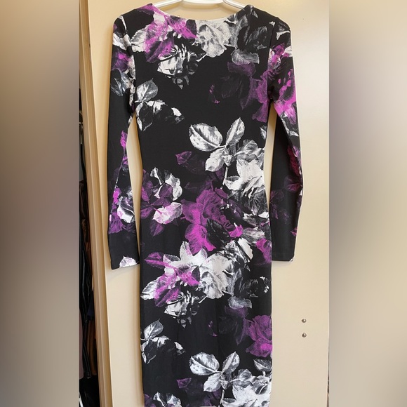 Multi Color Le Chateau midi dress - Picture 4 of 4